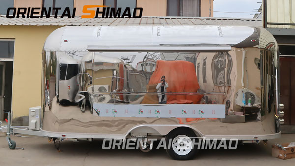 Rytietiška shimao-airstream maisto priekaba