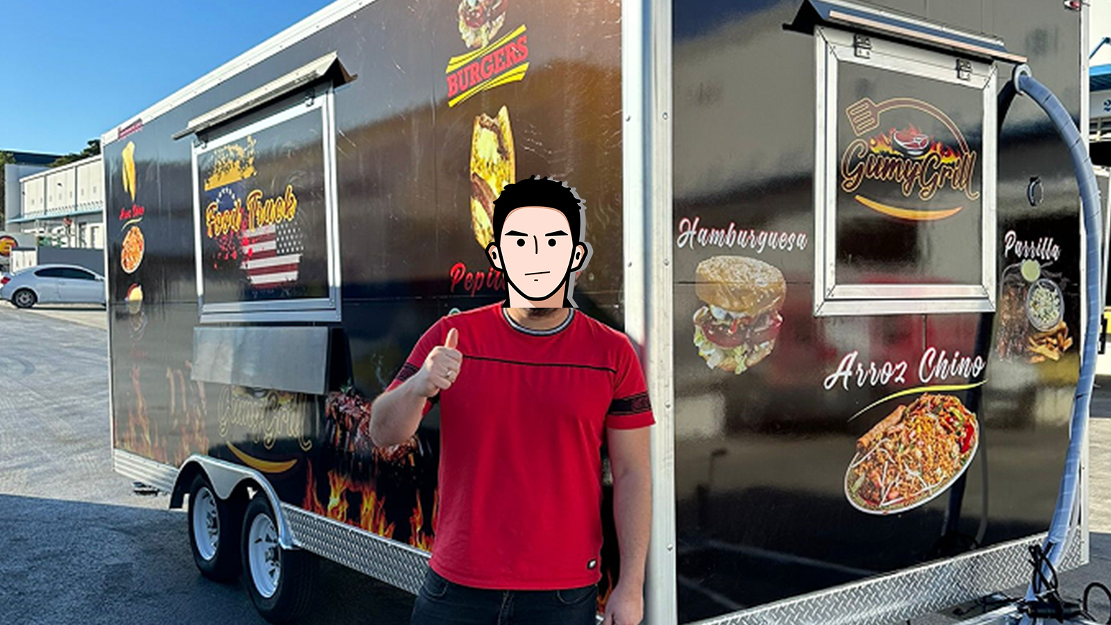 Food Trucks nuotraukos iš JAV.