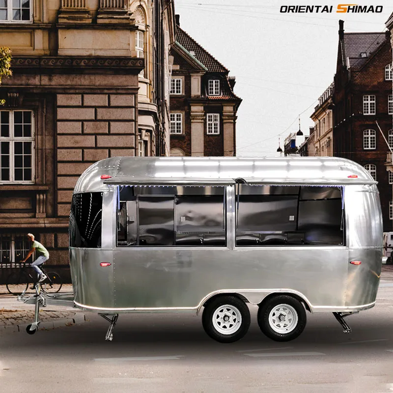 Aliuminio Airstream maisto sunkvežimis